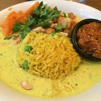 Mildreds - Sweet potato cashew curry - Vegan Near Me - London, XGL Mildreds - Sweet potato cashew curry - Vegan Near Me - London, XGL