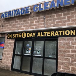 Heritage Cleaners - Entrance- great alterations & any size comforter $12.99.