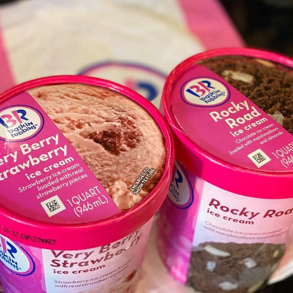 Baskin-Robbins - two tubs of ice cream - Ice Cream & Frozen Yogurt Near Me - Marysville, Washington