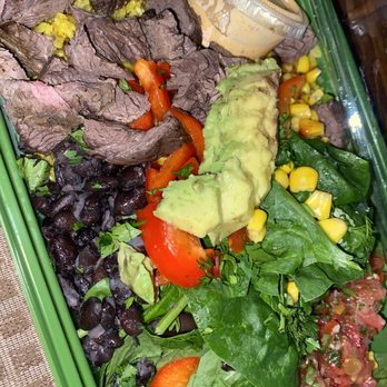 The Greenspot Salad Company Governor Park - Baja Steak salad - Salad Near Me - San Diego, California