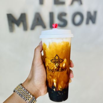Tea Maison - Tea Maison always hits the spot. Tiger boba milk tea (no-caffeine) - Juice Bars & Smoothies Near Me - Las Vegas, Nevada Tea Maison - Tea Maison always hits the spot. Tiger boba milk tea (no-caffeine) - Juice Bars & Smoothies Near Me - Las Vegas, Nevada