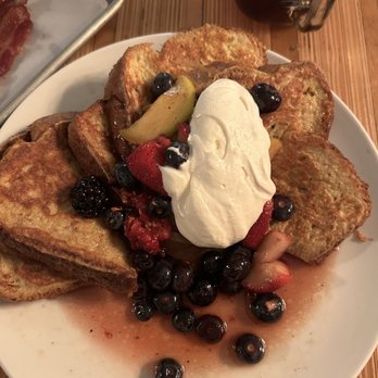 Cast Iron Kitchen - French toast with apples and berries - Southern Near Me - Wilmington, North Carolina Cast Iron Kitchen - French toast with apples and berries - Southern Near Me - Wilmington, North Carolina