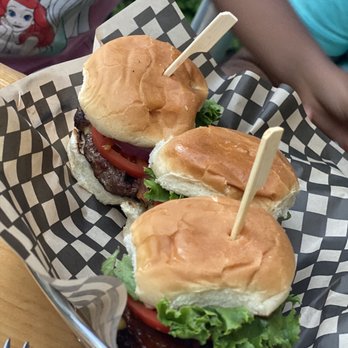 The Three Lions Pub - Slider Mini Beef Burgers were amazing. I fact their fries and salads are equally good. - British Near Me - Redmond, Washington The Three Lions Pub - Slider Mini Beef Burgers were amazing. I fact their fries and salads are equally good. - British Near Me - Redmond, Washington