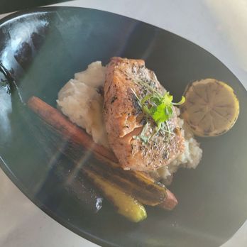 Brickland | Restaurant & Bar - Salmon cooked perfectly - New American Near Me - Sacramento, California Brickland | Restaurant & Bar - Salmon cooked perfectly - New American Near Me - Sacramento, California