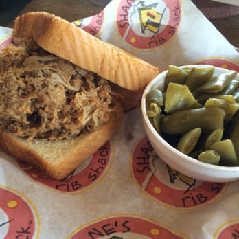 Shane's Rib Shack - Big Dad and green beans - Barbeque Near Me - Evans, Georgia