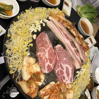 Tong Sam Gyup Goo Yi - Stick with the pork belly...skip the rest. - Korean Near Me - Flushing, New York