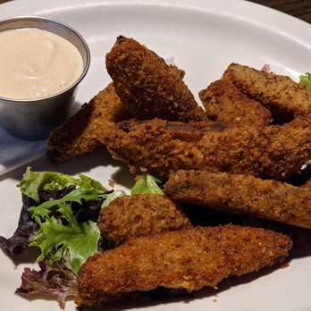 The Dam Pub - Breaded portabello strips. - Pubs Near Me - Des Moines, Iowa The Dam Pub - Breaded portabello strips. - Pubs Near Me - Des Moines, Iowa
