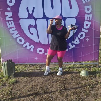 Sunset Cove Amphitheater - Me at my first Mud Girl Run - Music Venues Near Me - Boca Raton, Florida