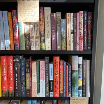 Virginia Highland Books - They highlight employee recommendations which I thought was cool. I actually ended up getting one of them. - Bookstores Near Me - Atlanta, Georgia