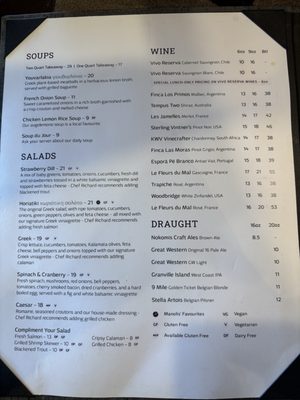 Menu photo 2 Mano's Restaurant & Lounge Saskatoon, SK Menu photo 2 Mano's Restaurant & Lounge Saskatoon, SK