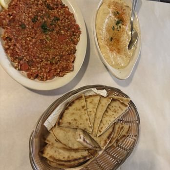 Bosphorus Cafe - BEST TABOULI ON THE PLANET! Warm pita with fresh amazing hummus! - Turkish Near Me - Indianapolis, Indiana