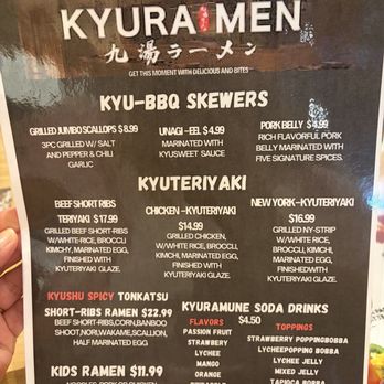 Kyuramen x TBaar- UCF - New menu 2/9/2026 - Ramen Near Me - Orlando, Florida