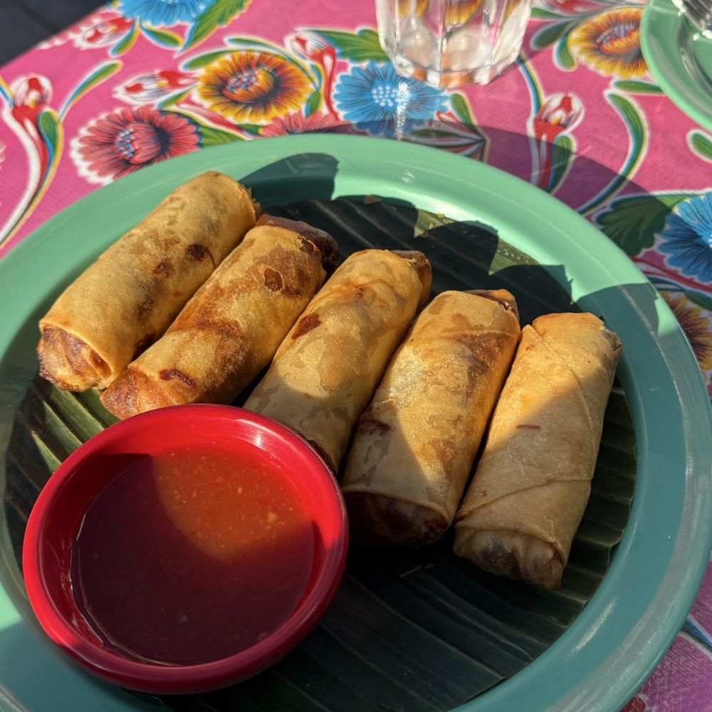 Sticky Rice - Veggie Egg Rolls - Thai Near Me - Los Angeles, California Sticky Rice - Veggie Egg Rolls - Thai Near Me - Los Angeles, California
