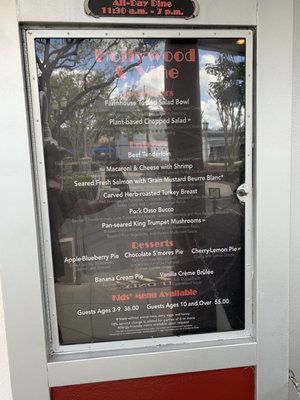 Menu photo 6 Hollywood & Vine Lake Buena Vista, FL