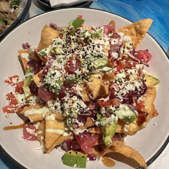 Clear Sky on Park - Ahi Tuna Nachos* - New American Near Me - Seminole, Florida Clear Sky on Park - Ahi Tuna Nachos* - New American Near Me - Seminole, Florida
