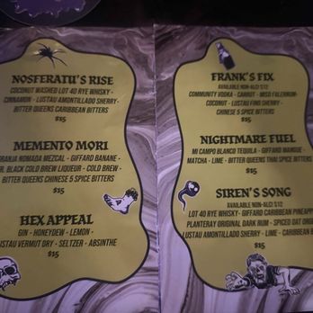Meteor - Specialty cocktail menu - Bars Near Me - Minneapolis, Minnesota