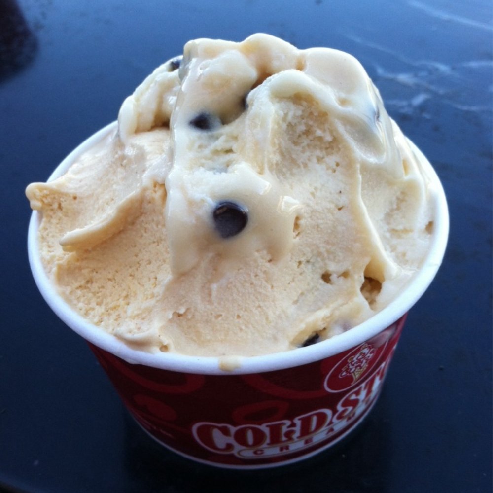 Half pumpkin half salted carmel with chocolate chips. Two great new seasonal flavors. Don't miss Half pumpkin half salted carmel with chocolate chips. Two great new seasonal flavors. Don't miss