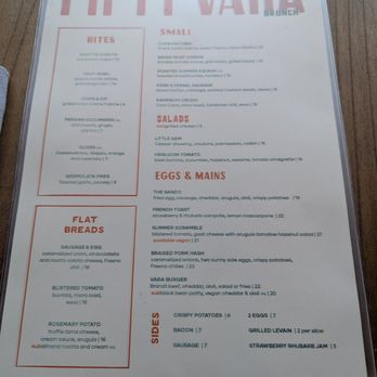 Fifty Vara - Brunch menu - Cocktail Bars Near Me - San Francisco, California