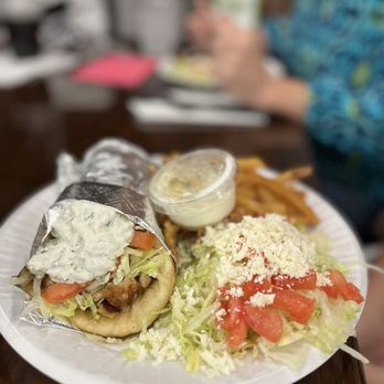 Sarah's Kabob Shop - Chicken gyro platter - Mediterranean Near Me - Greensboro, North Carolina Sarah's Kabob Shop - Chicken gyro platter - Mediterranean Near Me - Greensboro, North Carolina