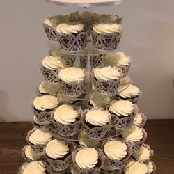 Cuppies, Cakies and a Kitchen - Wedding Cupcake and Cake Tower