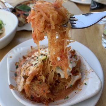True Food Kitchen - Spaghetti Squash Casserole (Veg, Gluten Free) - Vegetarian Near Me - Pasadena, California True Food Kitchen - Spaghetti Squash Casserole (Veg, Gluten Free) - Vegetarian Near Me - Pasadena, California