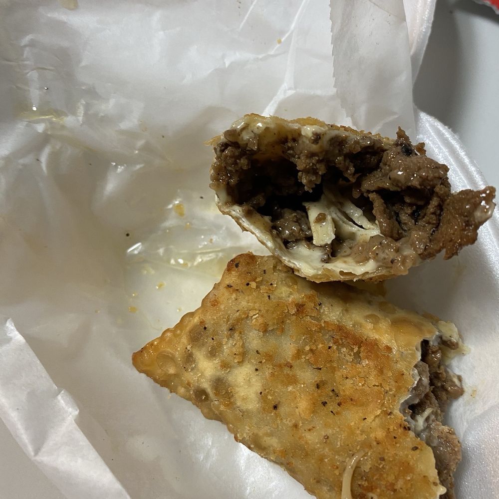 The Philly Steak Spot - Inside of the Beef Egg Rolls - Cheesesteaks Near Me - Hiram, Georgia The Philly Steak Spot - Inside of the Beef Egg Rolls - Cheesesteaks Near Me - Hiram, Georgia