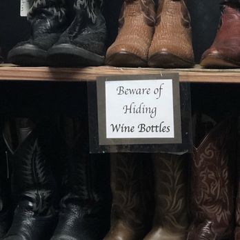 Roses on the Vine - Every boot should come with this warning sign! - Women's Clothing Near Me - Grapevine, Texas