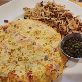 Yolk - Sundance Square - Salmon scramble w/ hashbrowns - Breakfast & Brunch Near Me - Fort Worth, Texas Yolk - Sundance Square - Salmon scramble w/ hashbrowns - Breakfast & Brunch Near Me - Fort Worth, Texas