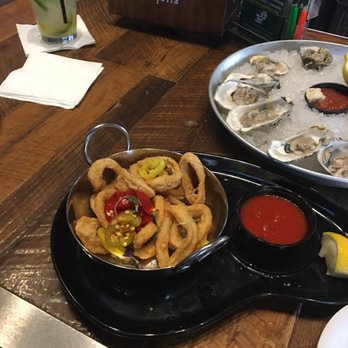 Mr. Crabby's - Fried calamari $6.00 for happy hour - Seafood Near Me - Randolph, New Jersey Mr. Crabby's - Fried calamari $6.00 for happy hour - Seafood Near Me - Randolph, New Jersey