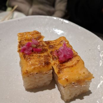 TORA - Aburi albacore oshi - Japanese Near Me - Toronto, Ontario TORA - Aburi albacore oshi - Japanese Near Me - Toronto, Ontario
