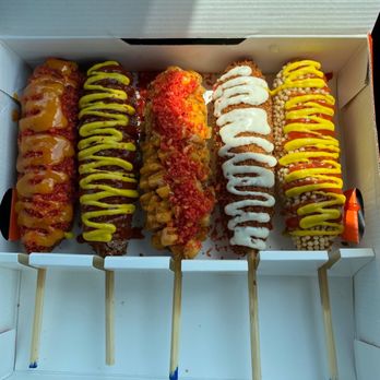 Two Hands Corn Dogs - Variety box ! - Korean Near Me - Torrance, California Two Hands Corn Dogs - Variety box ! - Korean Near Me - Torrance, California