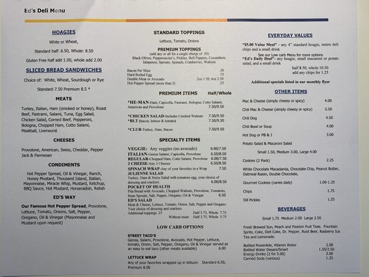 Menu photo 6 Ed's Deli Lake Havasu City, AZ Menu photo 6 Ed's Deli Lake Havasu City, AZ