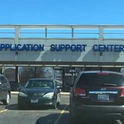 USCIS Application Support Center For Illinois - Cell phone must be turned off inside so you will only see pictures of the outside.