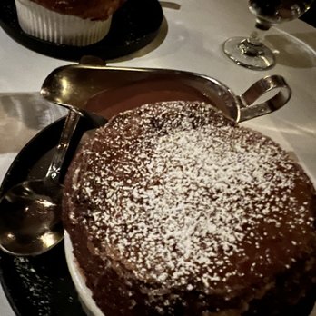 The Cellar Restaurant - Vanilla and chocolate soufflé - French Near Me - Fullerton, California The Cellar Restaurant - Vanilla and chocolate soufflé - French Near Me - Fullerton, California