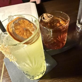 MAHT - The Walnut (their take on an old-fashioned), and I can't remember the other drink - Steakhouses Near Me - Oklahoma City, Oklahoma