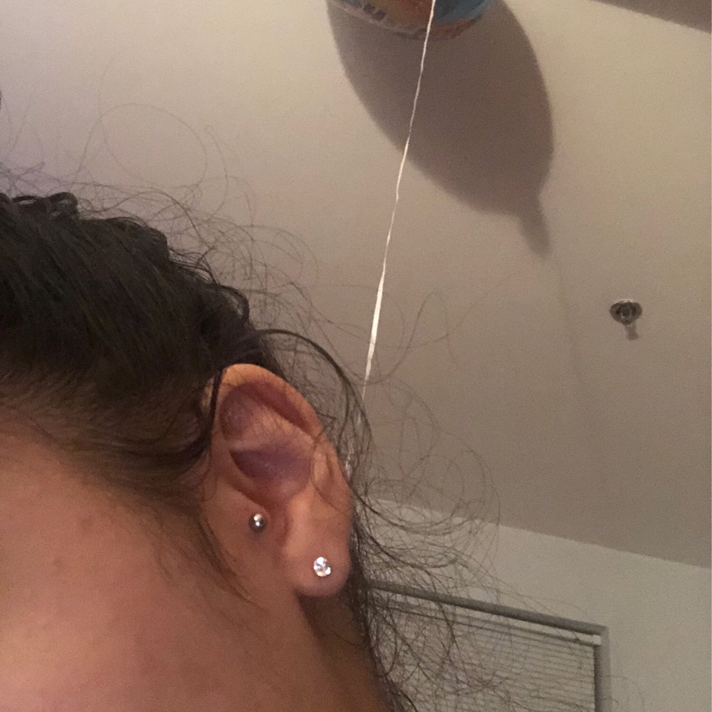 Hectors Piercings - New ball end and a decrease in swelling - Piercing Near Me - Bronx, New York Hectors Piercings - New ball end and a decrease in swelling - Piercing Near Me - Bronx, New York