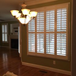 Window Fashions Showroom - Plantation shutters are a great addition to any home and add equity too. Call us today to set up your free in home consultation.