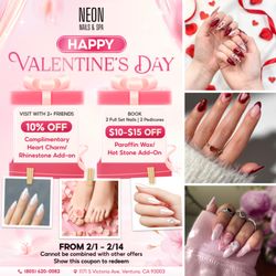 Neon Nails & Spa - HAPPY VALENTINE'S DAY from Neon Nails & Spa!