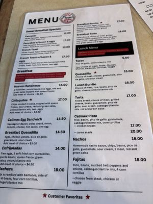 Menu photo 2 Provecho Calimex Los Angeles, CA Menu photo 2 Provecho Calimex Los Angeles, CA