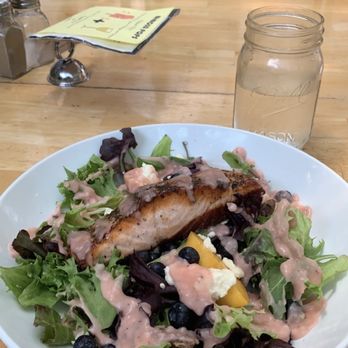 Leaping Lizard Cafe - Salmon salad - Cafes Near Me - Virginia Beach, Virginia Leaping Lizard Cafe - Salmon salad - Cafes Near Me - Virginia Beach, Virginia