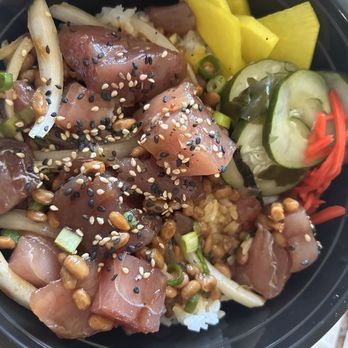 HanaPa'a Market - ahi natto bowl - Seafood Near Me - Honolulu, Hawaii