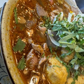 Pho Anh Vu - 2024-07-20. Pho Anh Vu. Concord, ON. #S3. Bun Bo Hue. A specialty of Hue style pork soup, beef, spices, blood pudding. 4 stars. - Noodles Near Me - Vaughan, Ontario
