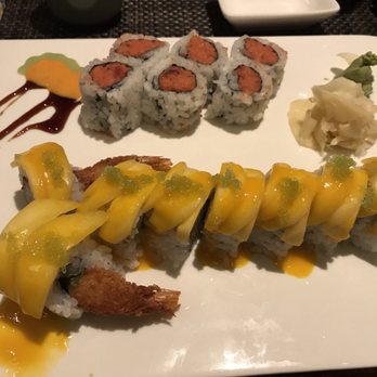 Wild Ginger - Spicy tuna roll and golden dream roll. - Asian Fusion Near Me - East Northport, New York Wild Ginger - Spicy tuna roll and golden dream roll. - Asian Fusion Near Me - East Northport, New York