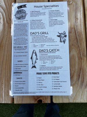 Menu photo 6 Dad’s Backyard Grill Prescott Valley, AZ Menu photo 6 Dad’s Backyard Grill Prescott Valley, AZ