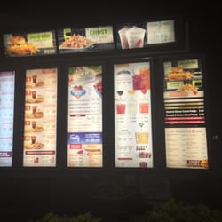Wendy's - Drive thru menu