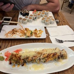 Osaka Hibachi & Sushi Bar - Crunch roll, Stuffed Jalapeno Tempura, Spicy Maki Combo, Spicy Yellowtail Roll