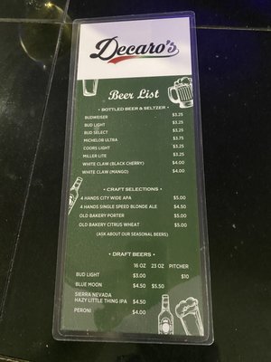 Menu photo 3 Decaro's Alton, IL Menu photo 3 Decaro's Alton, IL