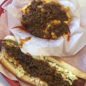 Jimmy's Famous Hot Dogs - Footlong Beef Dog  Chili Cheese Fries - Hot Dogs Near Me - Durham, North Carolina