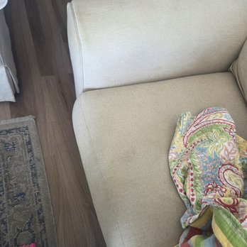 Emerald Isle Resort - Stained and dirty couch - Resorts Near Me - Pensacola Beach, Florida