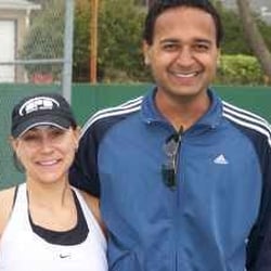 Tennis and Pickle Lessons LA - With a student ..